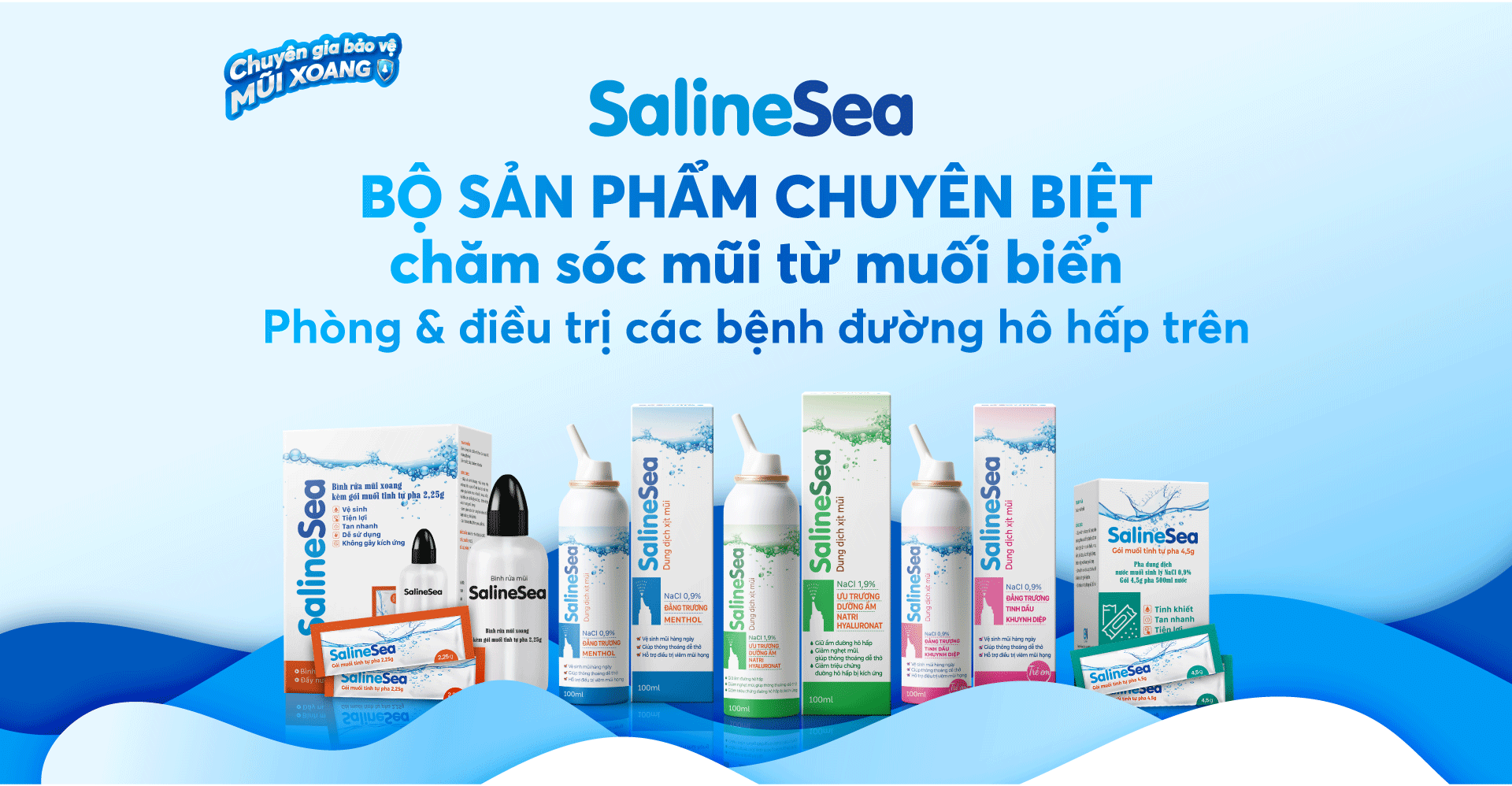 SalineSea - Biện pháp hỗ trợ phòng ngừa cúm A