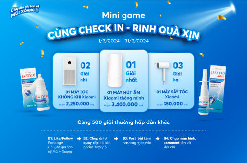 Minigame Cùng check in Rinh quà xịn