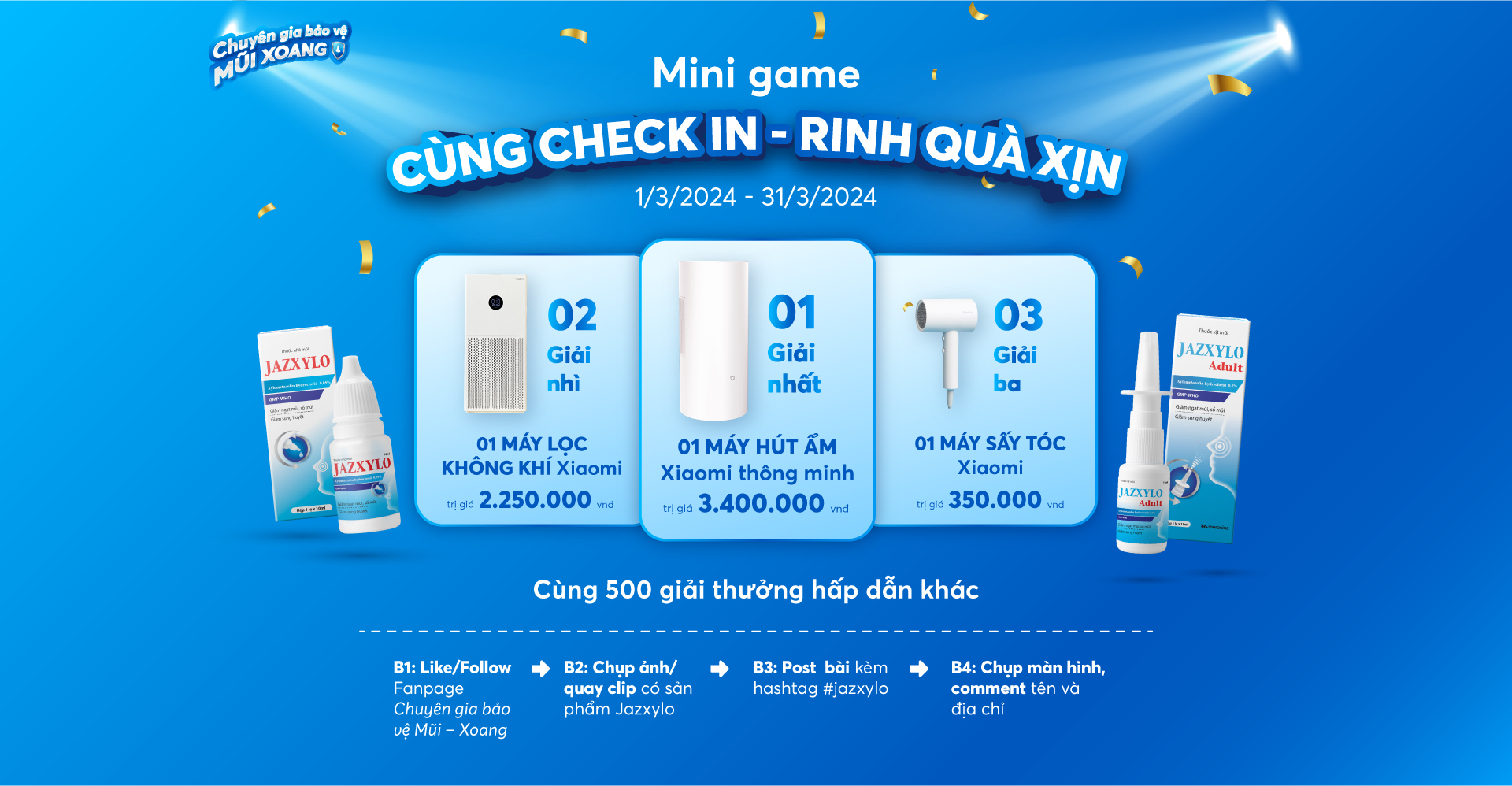 Minigame Cùng check in Rinh quà xịn