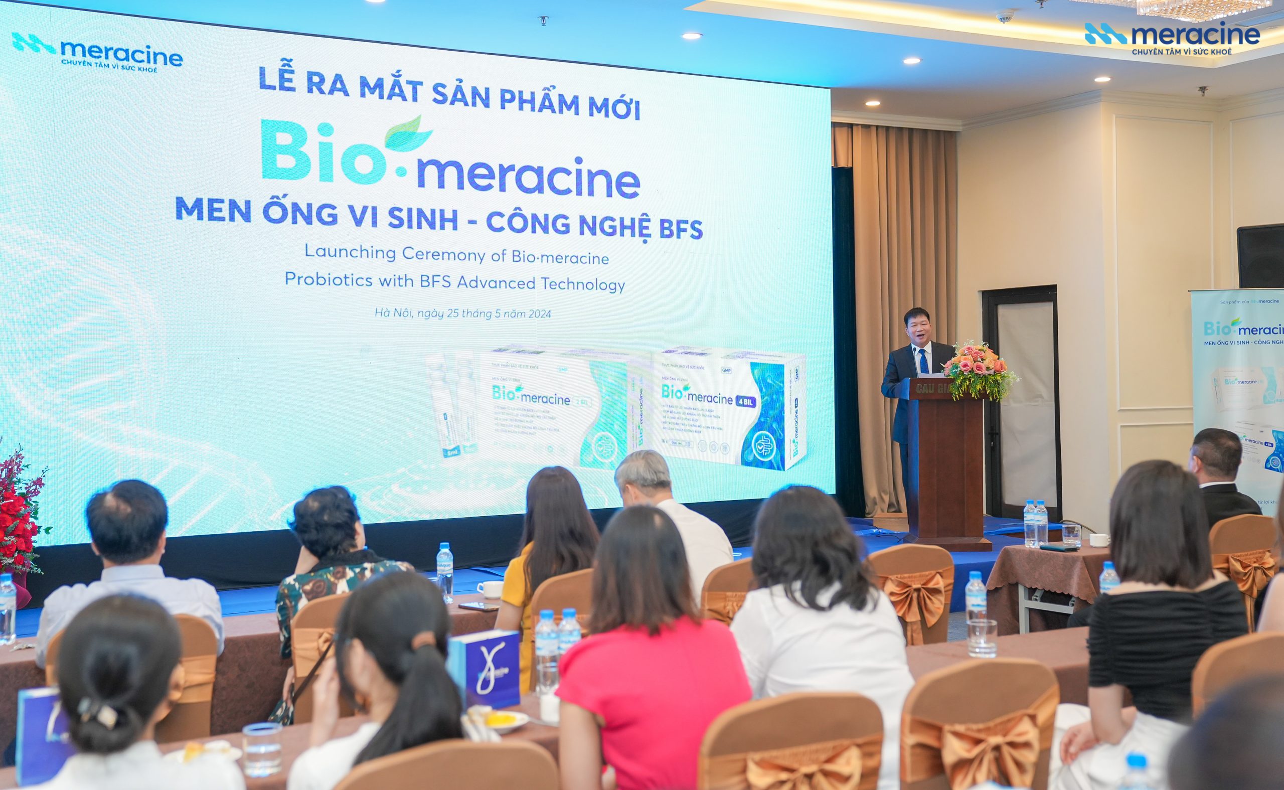 Dược phẩm Meracine công bố sản phẩm men ống vi sinh mới Bio-meracine