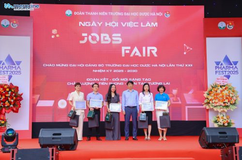 Dược phẩm Meracine vinh dự là Nhà tài trợ đồng tại Jobs Fair 2025 của trường Đại học Dược Hà Nội