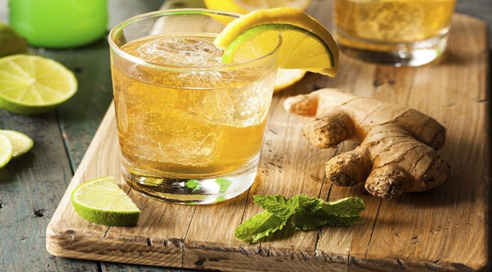Kết hợp chanh và gừng giúp tăng hiệu quả trị gàu.