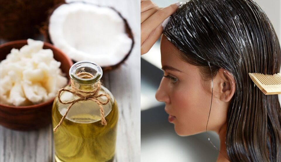 Dầu dừa có khả năng kháng khuẩn, phục hồi da đầu tổn thương.