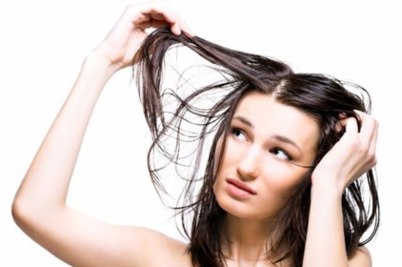 Da đầu nhiều dầu là nguyên nhân khiến cho gàu phát triển