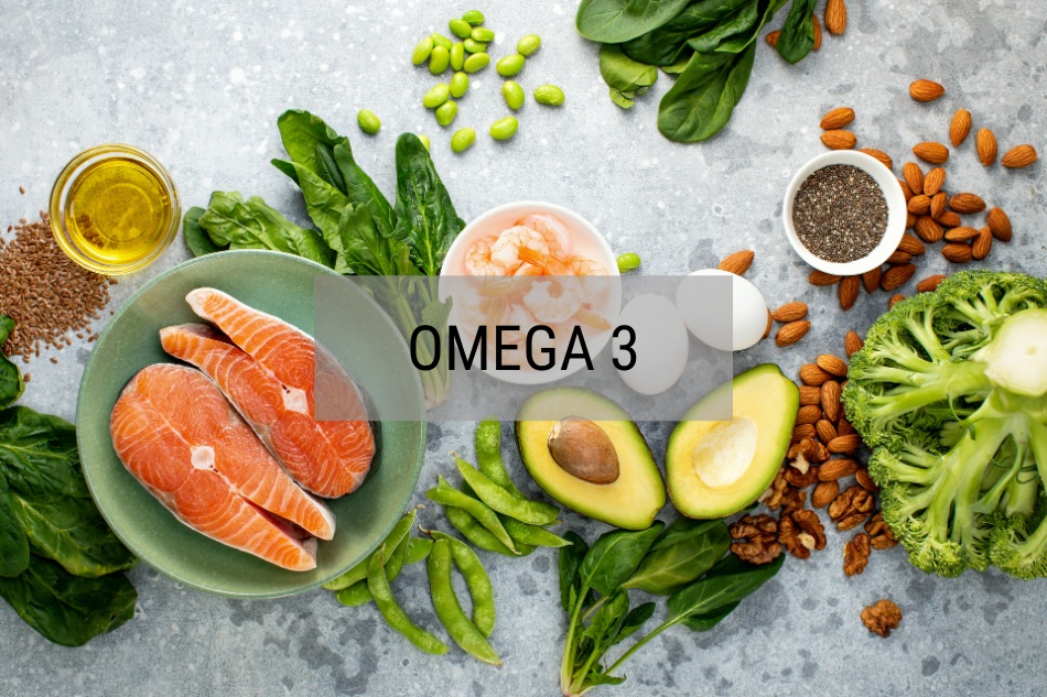 Các loại thực phẩm giàu Omega-3 giúp nuôi dưỡng da đầu.