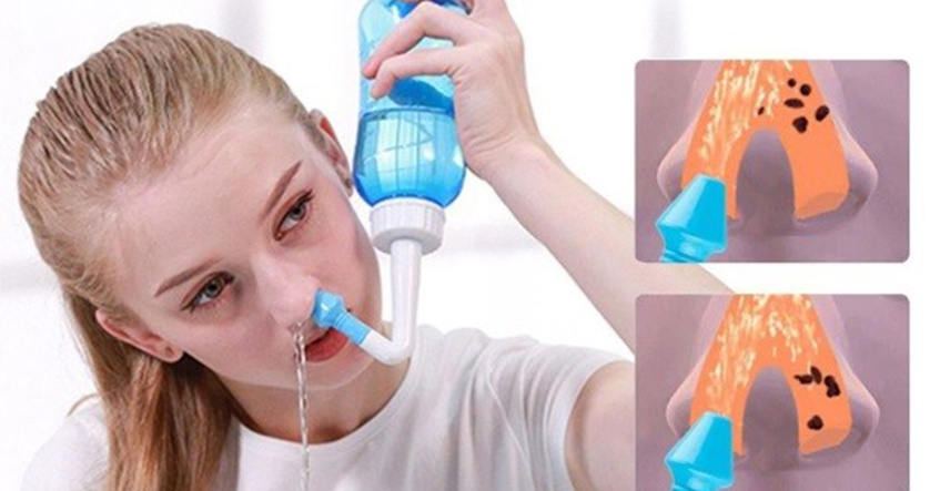 Làm sạch mũi mỗi ngày giúp loại bỏ dị nguyên và hỗ trợ niêm mạc phục hồi.