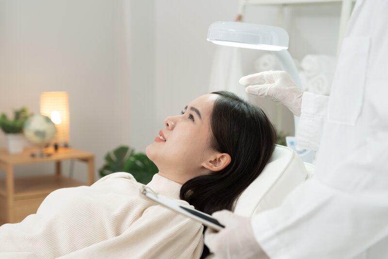 Rụng tóc kéo dài hơn 9 tháng có thể cần thăm khám bác sĩ.