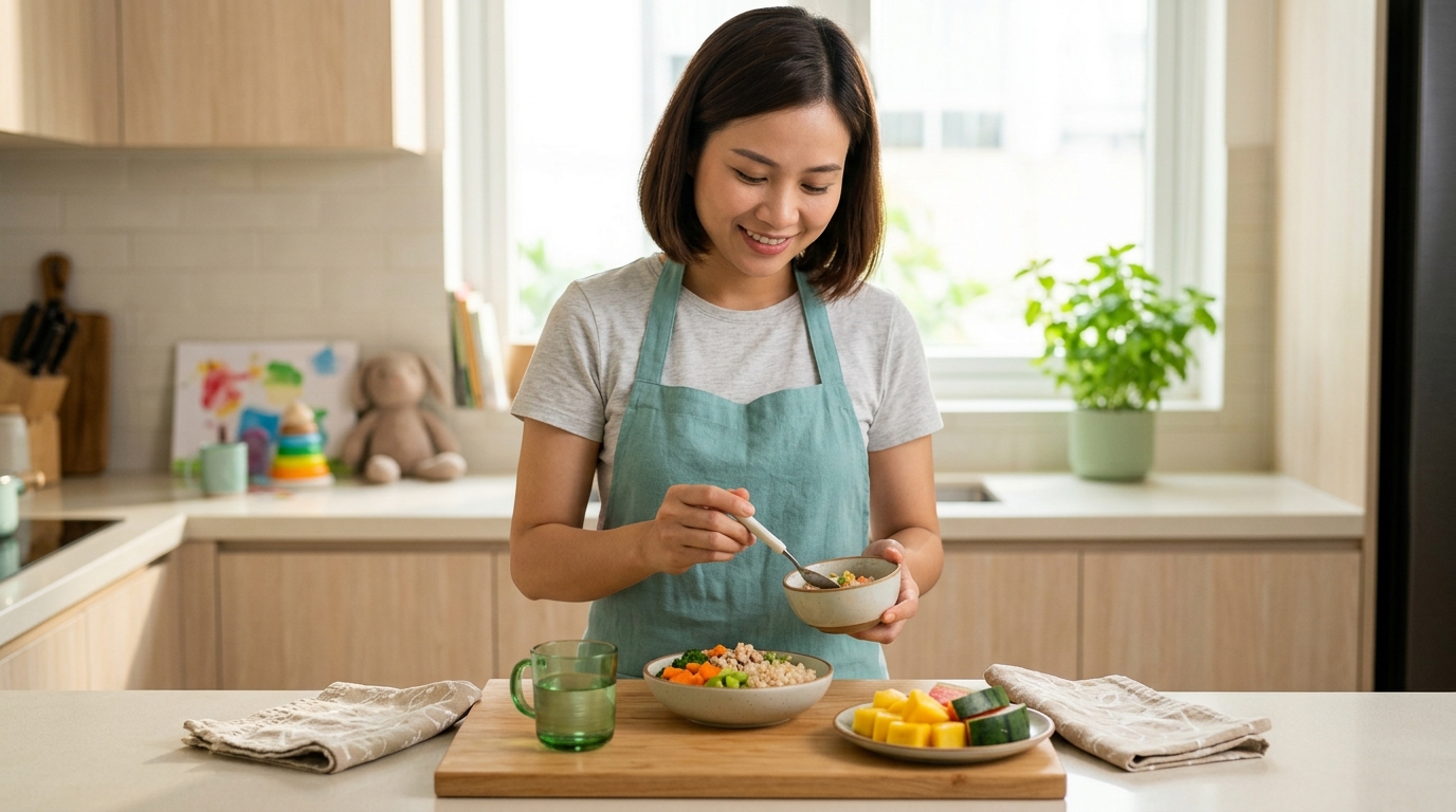V. Gợi ý thực đơn cho bé bị táo bón
