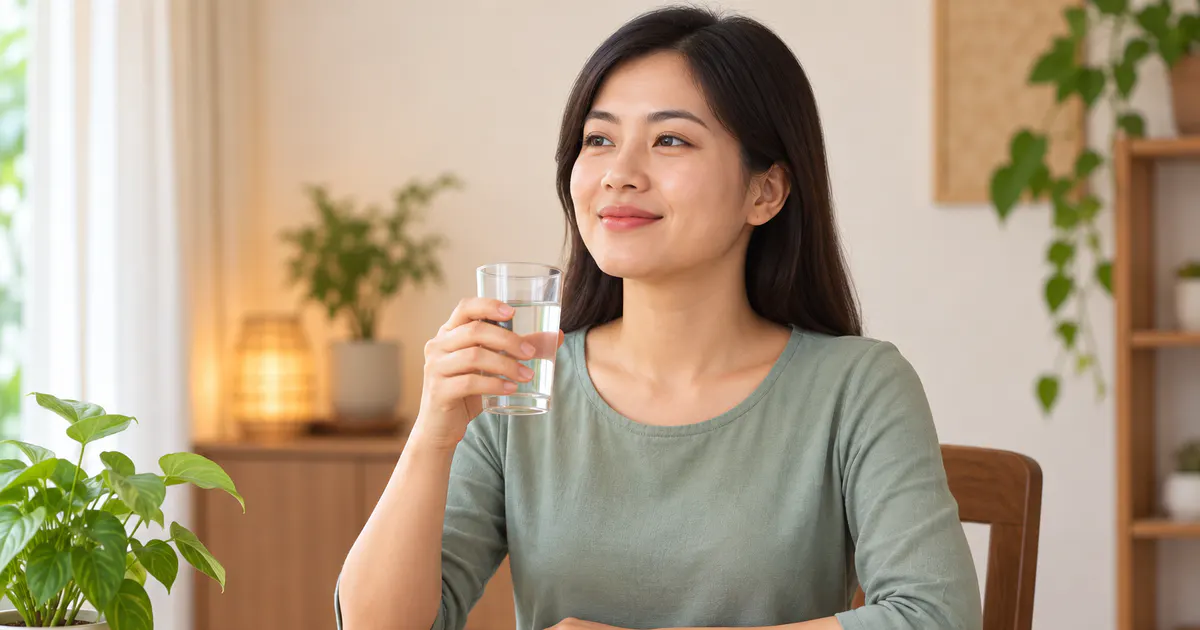 Minh họa tư thế ngồi thẳng và thói quen sinh hoạt hỗ trợ giảm triệu chứng trào ngược