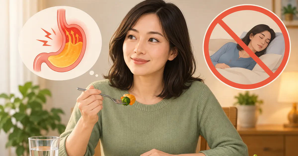 Tư thế ngồi thẳng và khẩu phần vừa phải khi chăm sóc trào ngược tại nhà