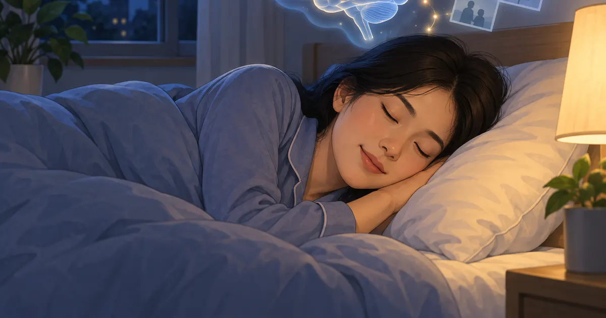 Người trưởng thành ngủ yên để hỗ trợ trí nhớ và sức khỏe não bộ