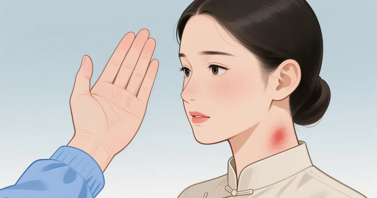 Người có biểu hiện da nặng hơn đang được hướng dẫn đi khám