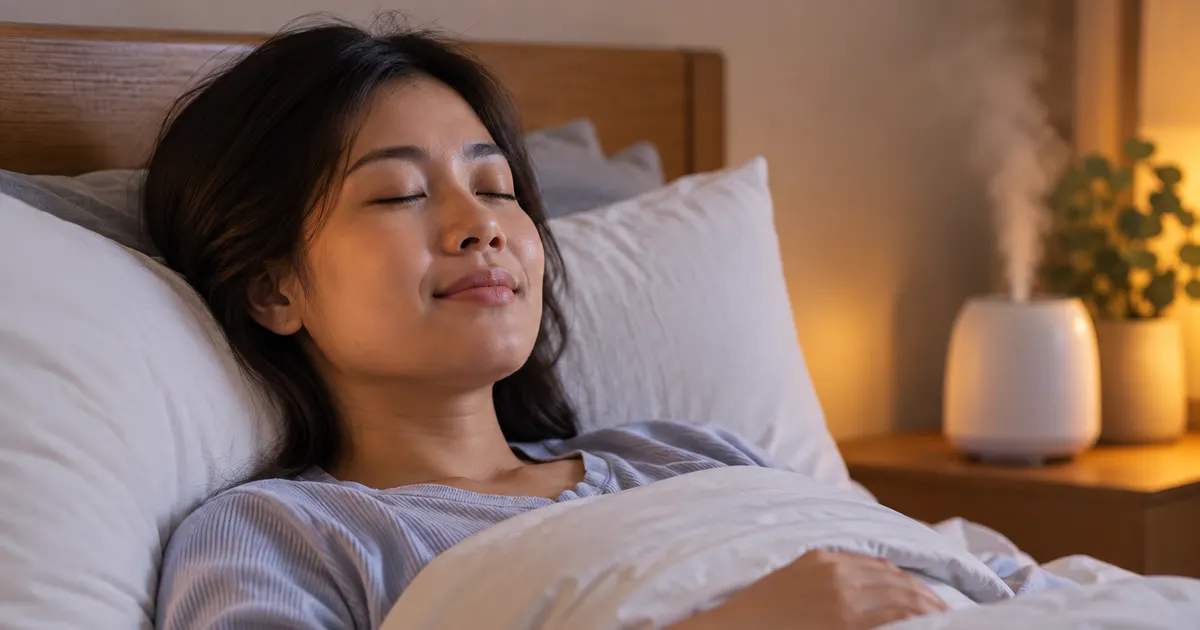 Tư thế ngủ hỗ trợ dễ chịu hơn khi bị nghẹt mũi