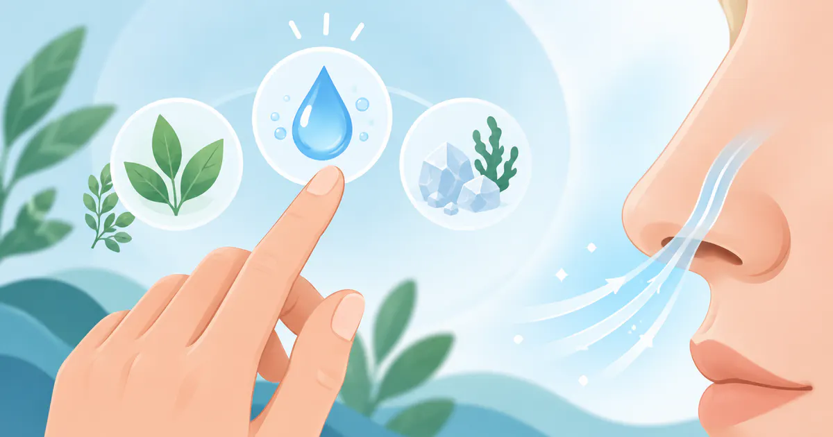 Minh họa các tiêu chí chọn nước xịt mũi phù hợp