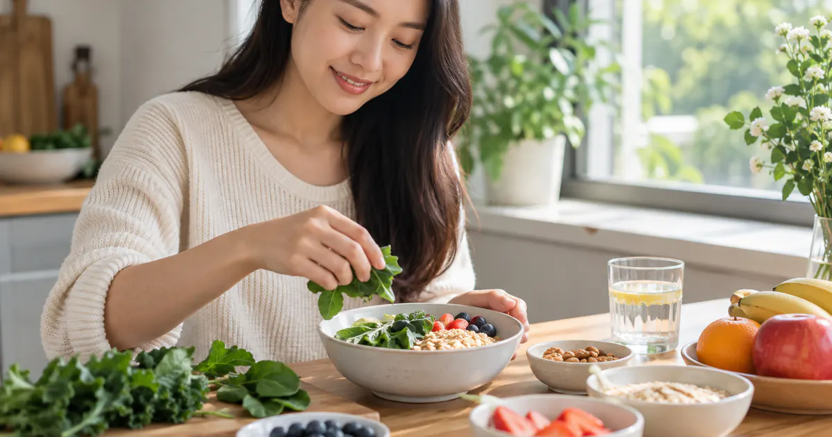 Bữa ăn cân đối hỗ trợ thói quen tốt cho sức khỏe não