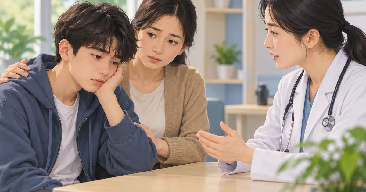 Phụ huynh đưa học sinh đi tư vấn khi mệt mỏi và khó tập trung kéo dài