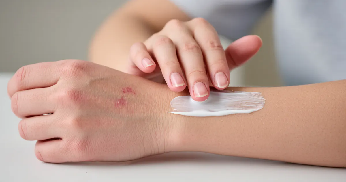 Thuốc bôi viêm da dị ứng và chăm sóc vùng da khô đỏ an toàn