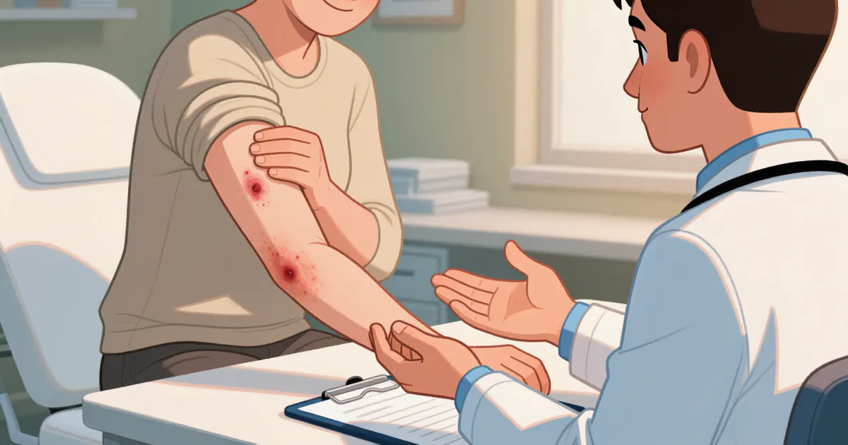 Tư vấn bác sĩ da liễu khi vùng da quanh nang lông bất thường