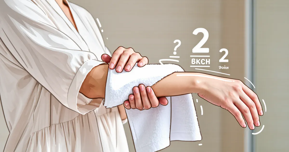 Chăm sóc da sạch khô thoáng để hỗ trợ cải thiện viêm nang lông