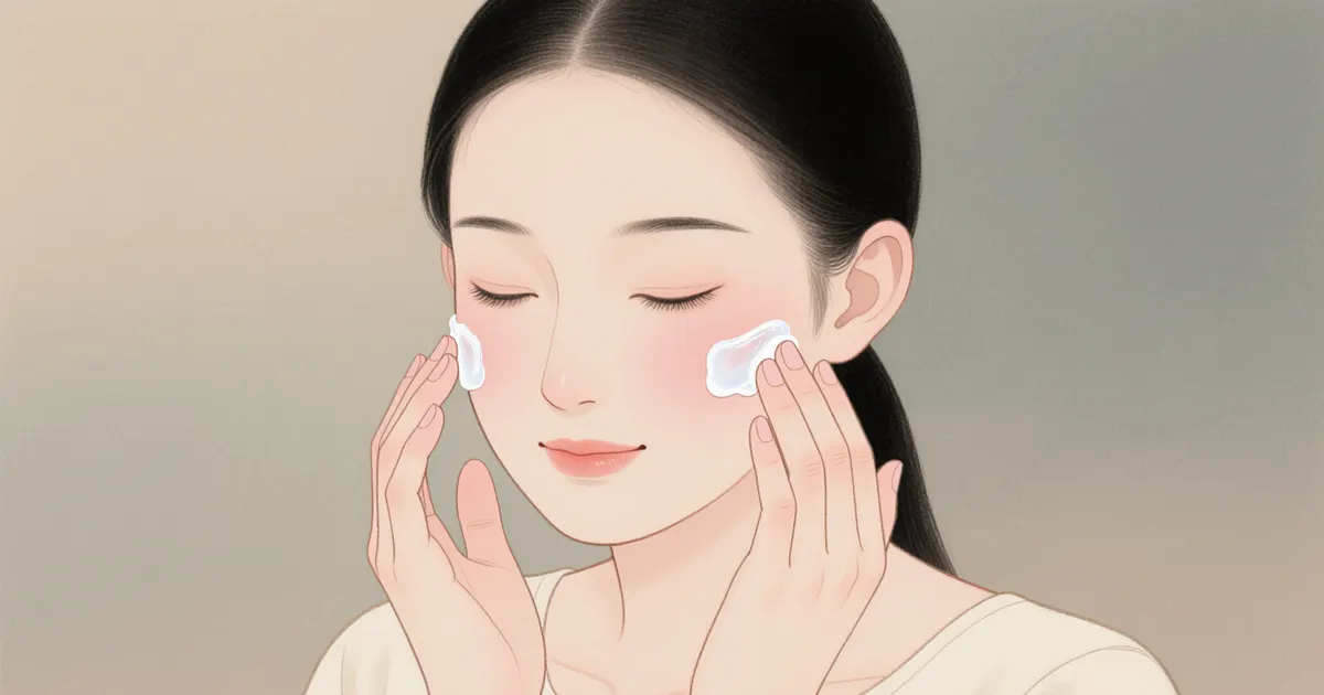 Minh họa chăm sóc da dịu nhẹ hỗ trợ điều trị viêm da tiết bã