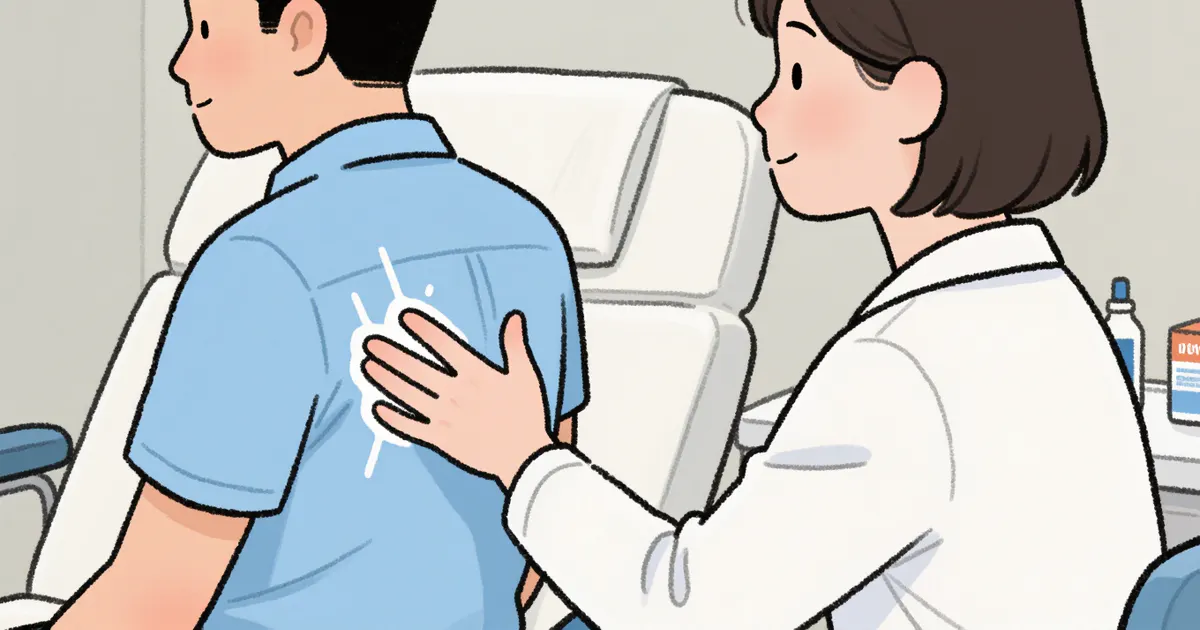Tư vấn bác sĩ khi viêm nang lông ở lưng kéo dài hoặc nặng hơn