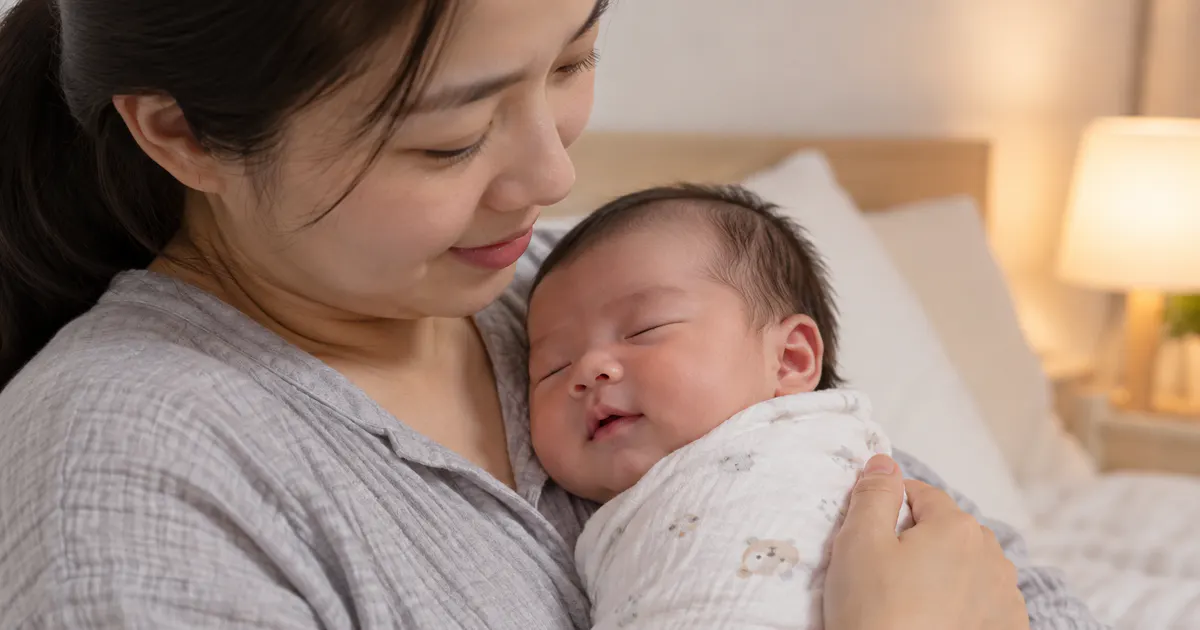 Cha mẹ bế trẻ sơ sinh đúng cách sau khi bú để bé dễ chịu hơn