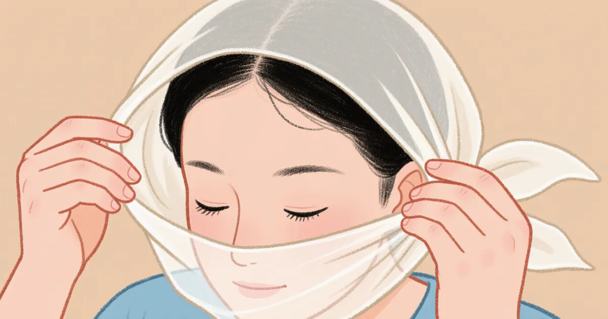 Minh họa thói quen giảm ma sát để phòng ngừa viêm chân tóc tái phát
