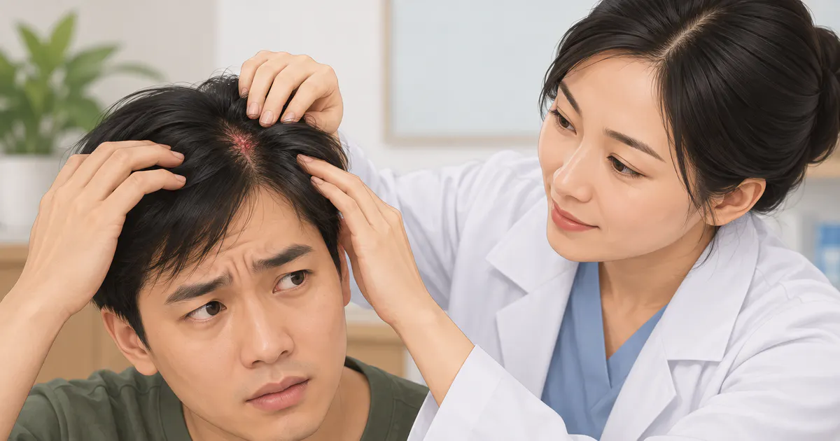 Thăm khám da liễu khi viêm chân tóc đau, lan rộng hoặc tái phát