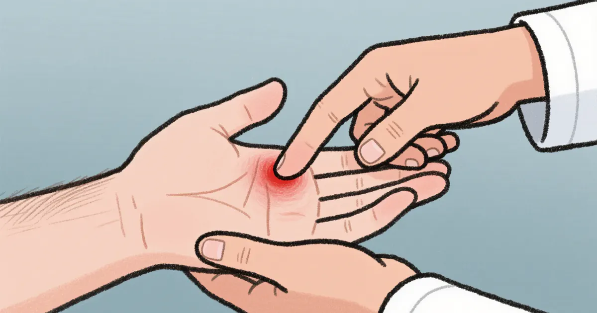 Trao đổi với nhân viên y tế khi tổn thương da ở tay kéo dài