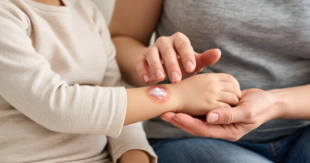 Mẹ chăm sóc vùng da khô ngứa do viêm da cơ địa trẻ em cho bé tại nhà