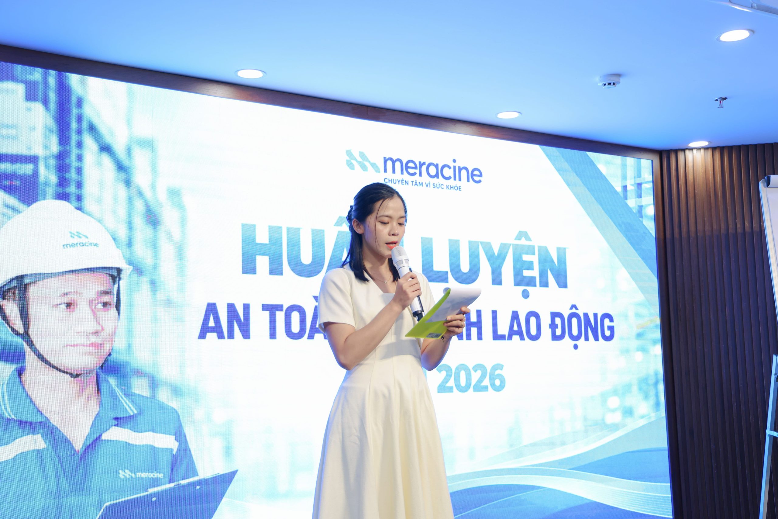 Meracine tổ chức huấn luyện an toàn lao động