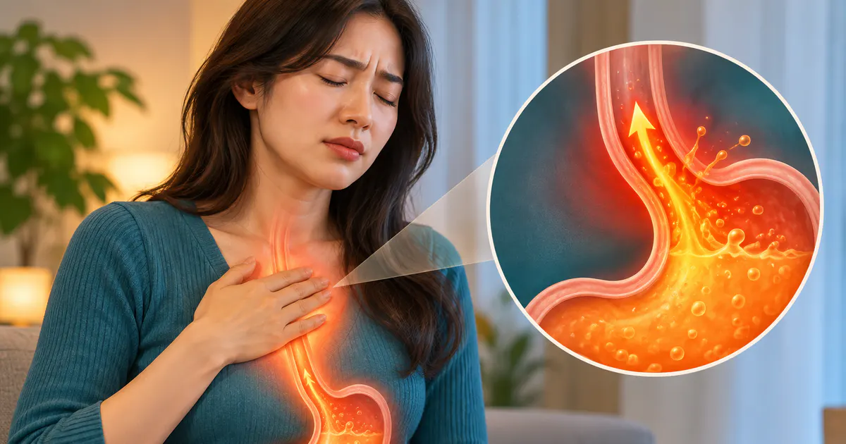 Minh họa các yếu tố có thể làm biểu hiện trào ngược dạ dày thực quản nặng hơn
