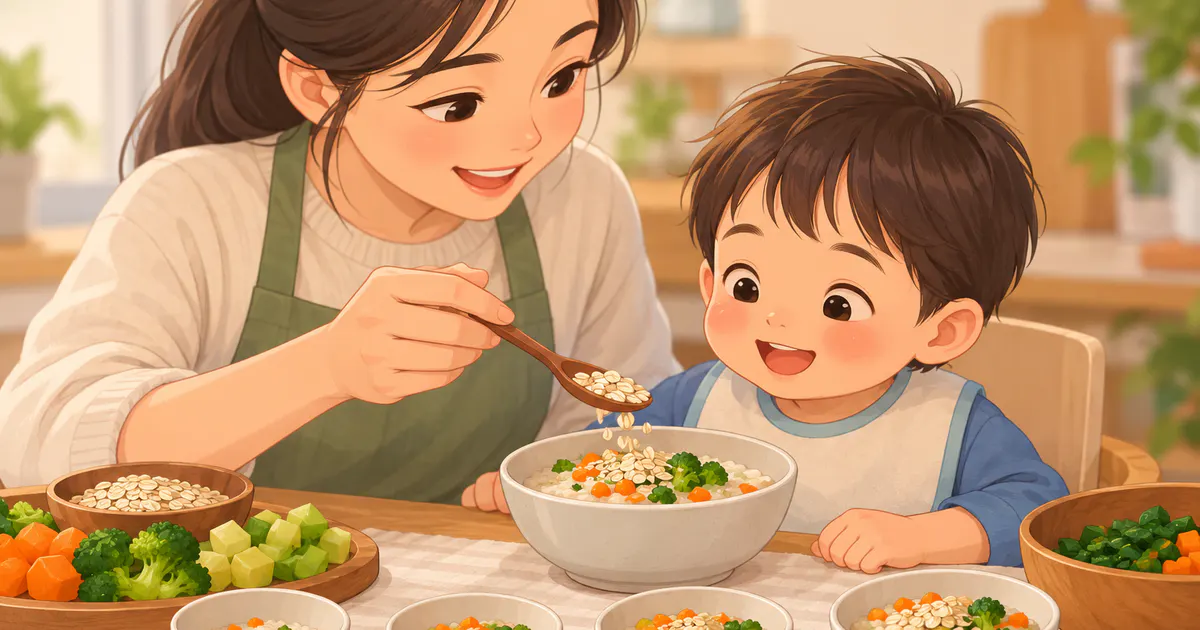 Tăng chất xơ từ từ trong bữa ăn để trẻ nhỏ hạn chế đầy bụng
