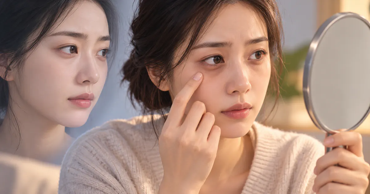 Quan sát quầng thâm để phân biệt ảnh hưởng của thiếu ngủ và yếu tố cơ địa
