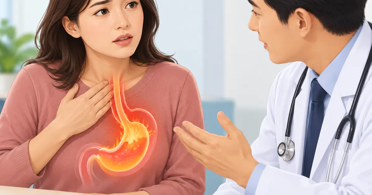 Trao đổi với nhân viên y tế khi có dấu hiệu cảnh báo của trào ngược