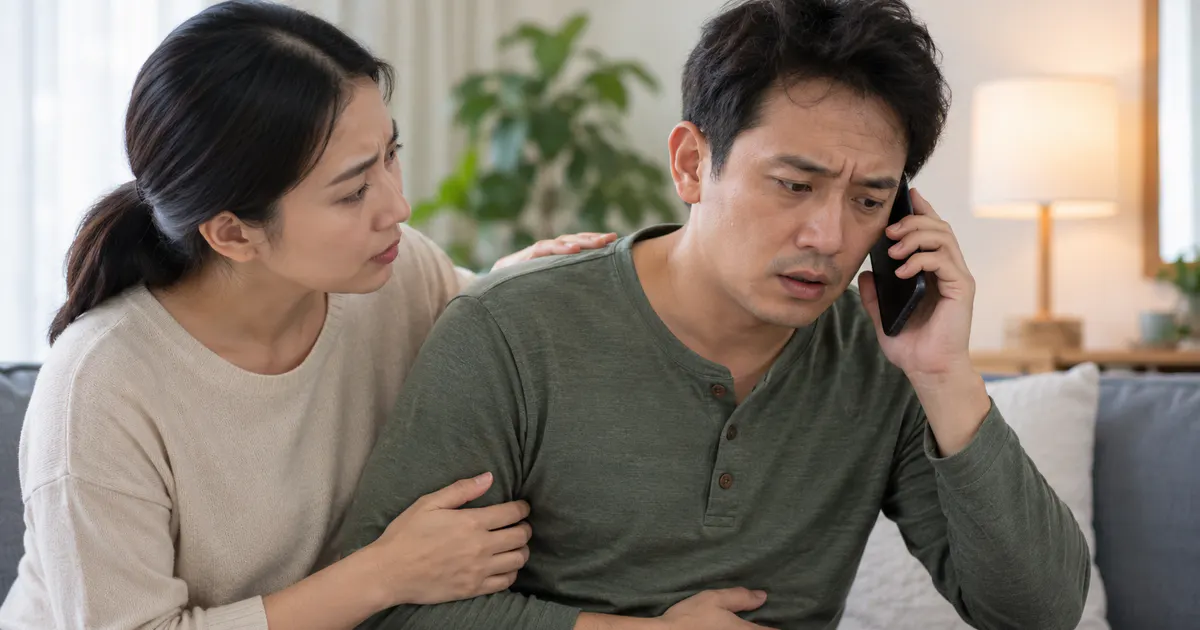 Người bệnh được người thân hỗ trợ liên hệ cơ sở y tế khi có dấu hiệu mất nước nặng