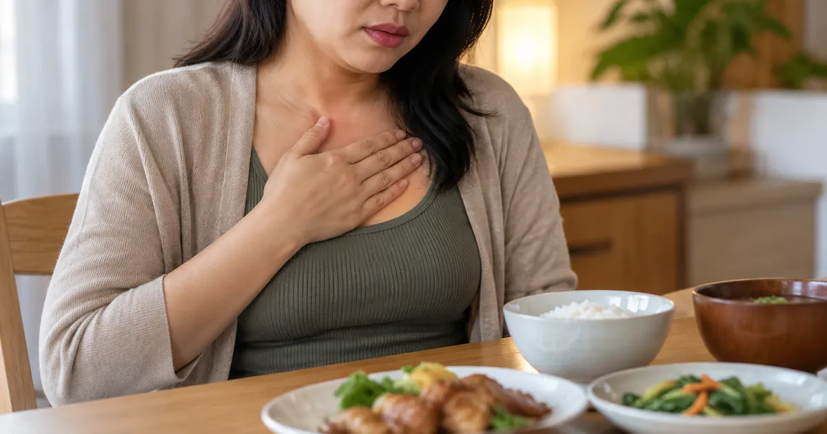 Cách nhận biết trào ngược dạ dày qua biểu hiện ợ nóng tại nhà