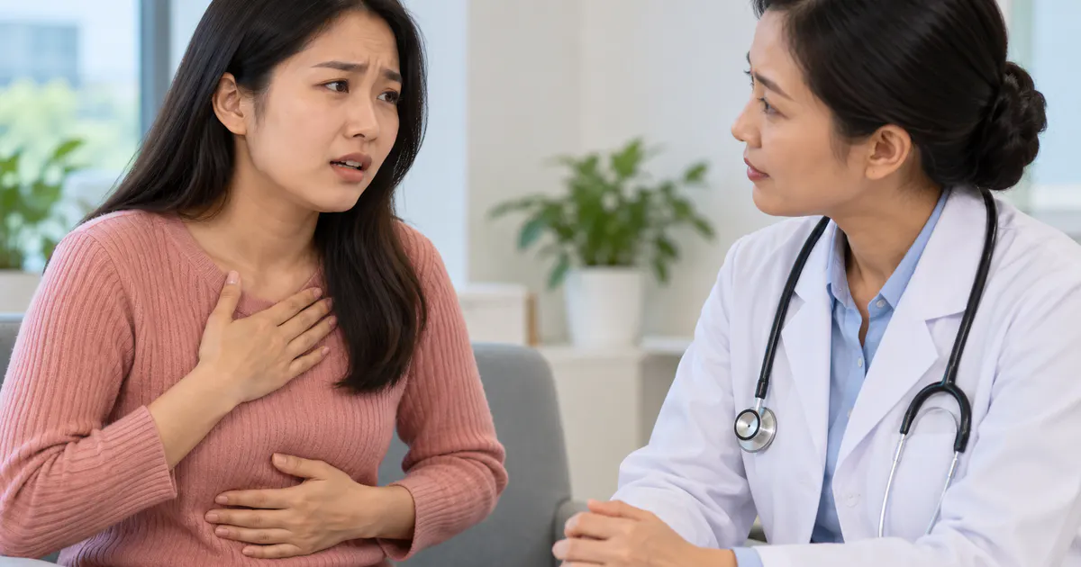 Trao đổi với nhân viên y tế khi có dấu hiệu cảnh báo trào ngược dạ dày