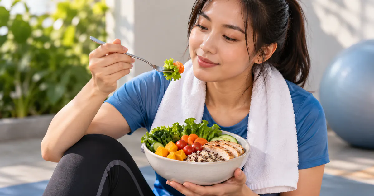 Bữa ăn đa dạng hỗ trợ dinh dưỡng và phục hồi sau vận động