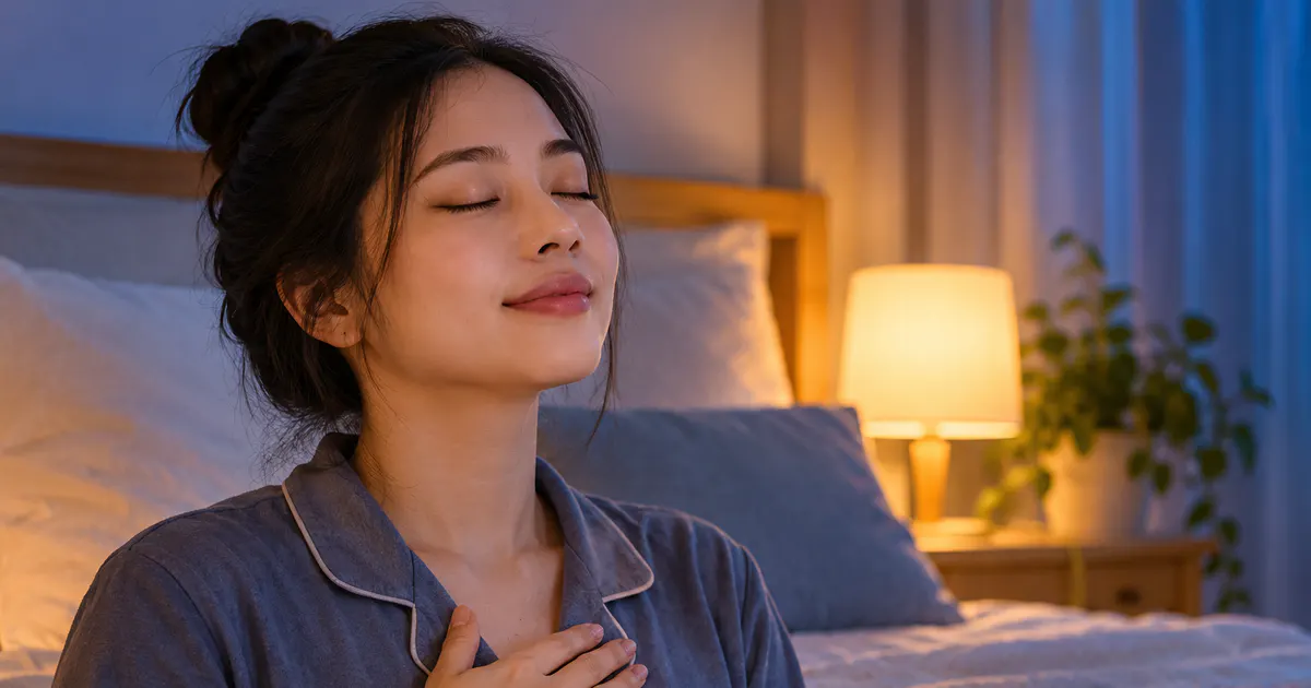 Thư giãn trước giờ ngủ để hỗ trợ phục hồi cơ thể sau thức khuya
