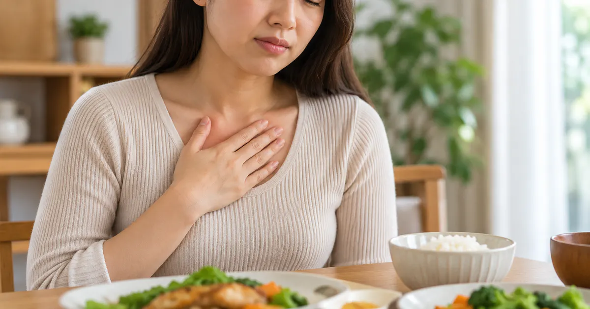 Cách trị trào ngược dạ dày thực quản an toàn tại nhà với tư thế ăn uống phù hợp