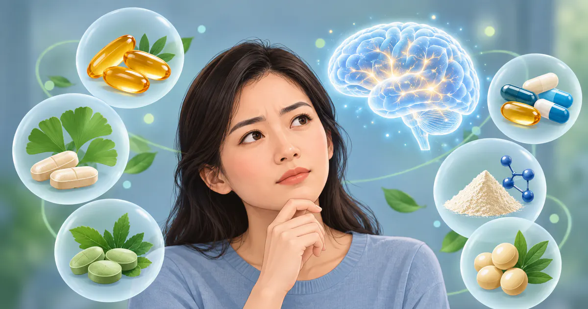 Minh họa các nhóm sản phẩm thường được gọi là thuốc bổ não