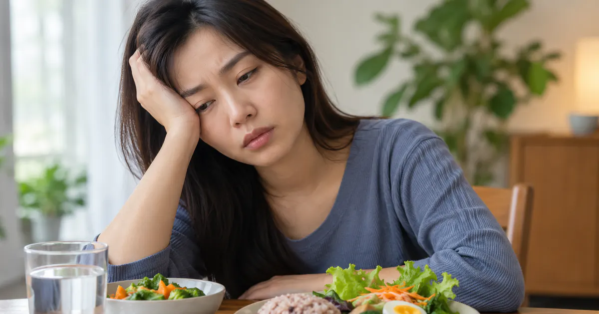 Bữa ăn cân bằng hỗ trợ theo dõi tình trạng mệt mỏi