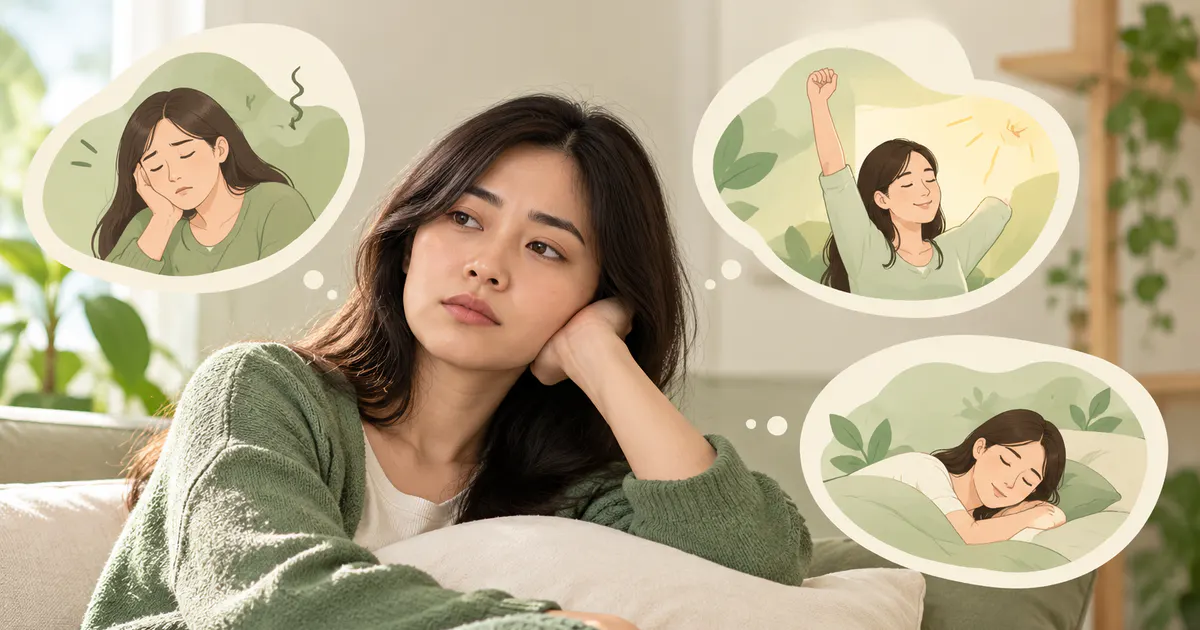 Minh họa theo dõi triệu chứng mệt mỏi tại nhà