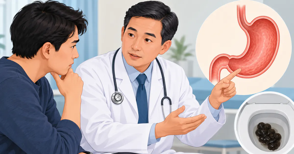 Bác sĩ tư vấn cách kiểm tra nguyên nhân phân đen và nguy cơ xuất huyết tiêu hóa