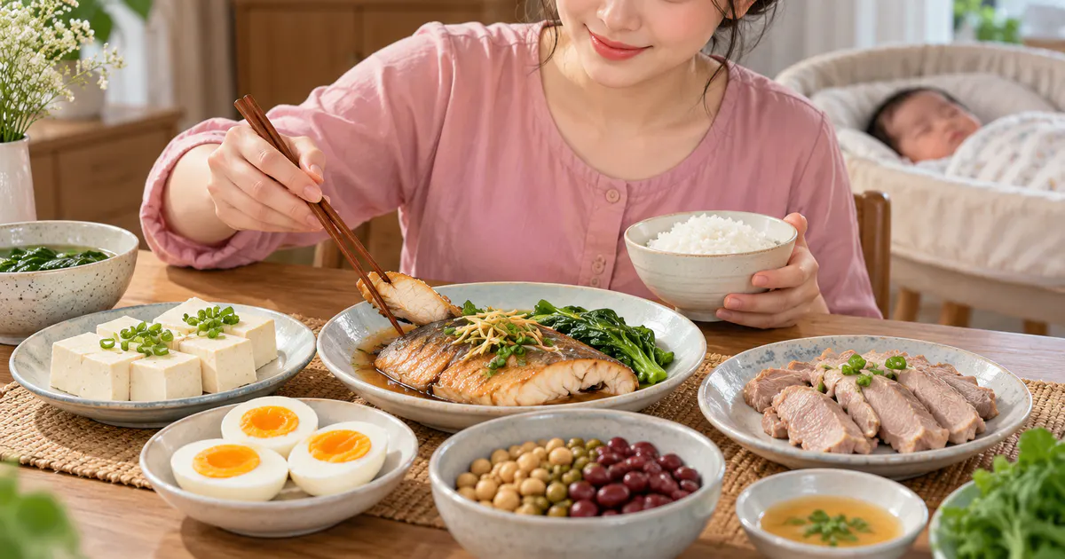 Các thực phẩm giàu đạm trong bữa ăn hỗ trợ mẹ sau sinh hồi phục