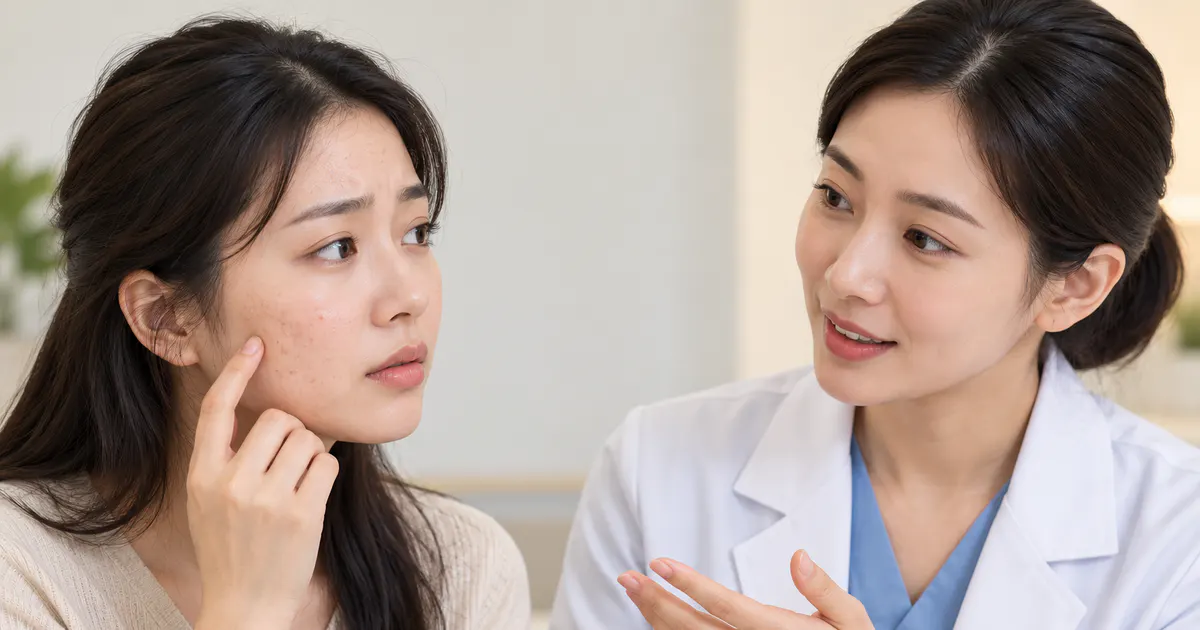 Tư vấn da liễu khi mụn li ti kéo dài hoặc có dấu hiệu bất thường