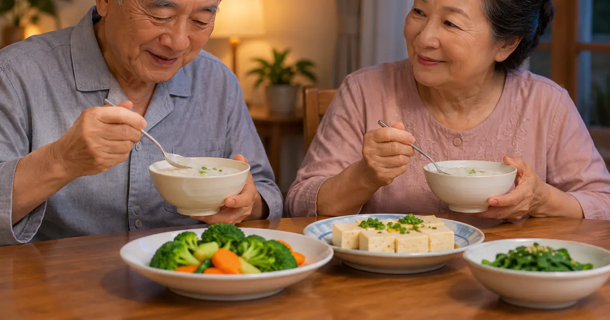 người già bị mất ngủ nên ăn gì với bữa tối nhẹ nhàng tại nhà