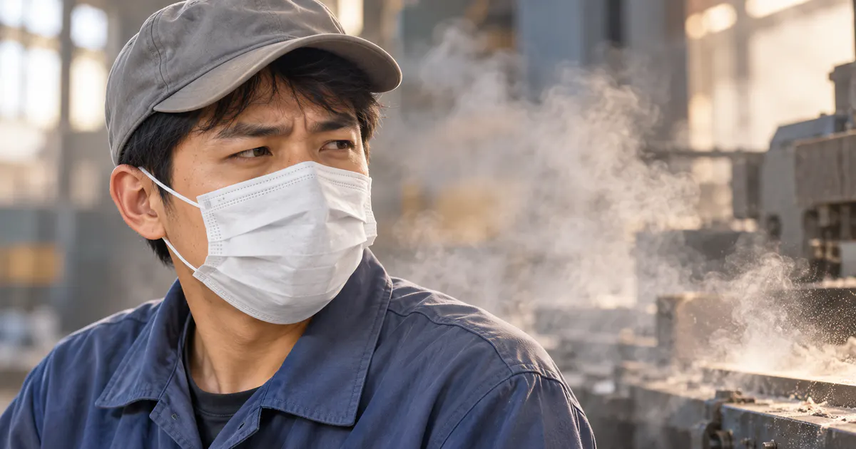 Đeo khẩu trang để giảm tiếp xúc chất kích thích gây viêm mũi