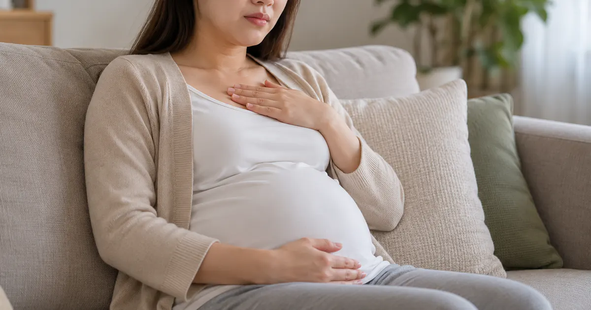 Tư thế ngồi thẳng và chăm sóc trào ngược dạ dày trong thai kỳ